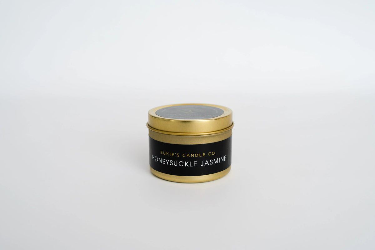Honeysuckle Jasmine 100% Pure Soy Travel Size Candle Sukie's Candle Co.