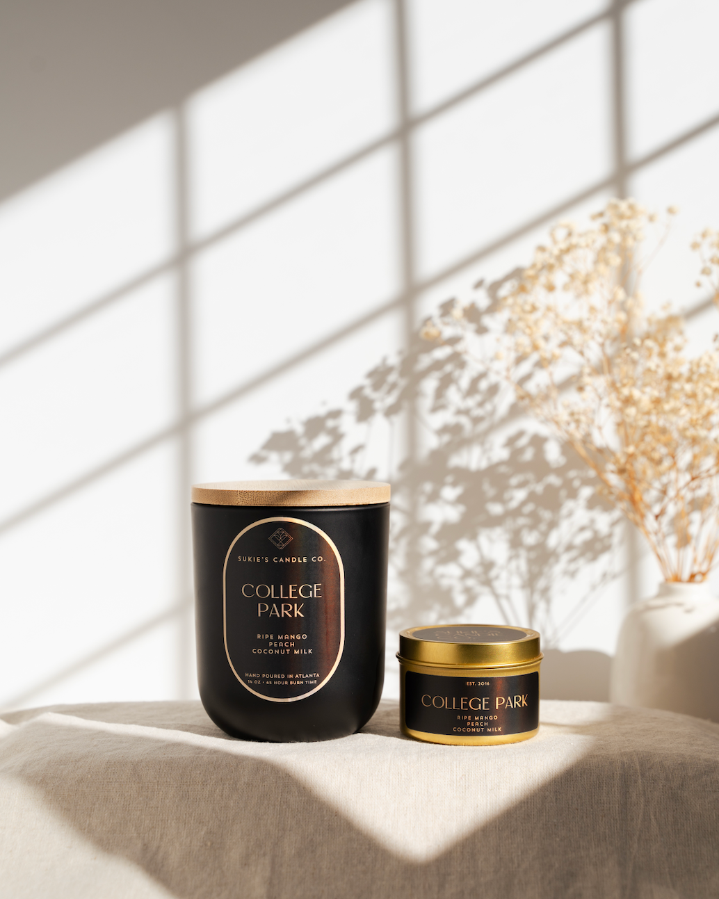 College Park 100% Pure Soy Candle