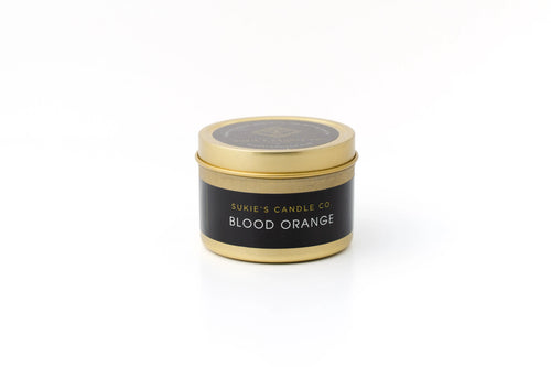 Blood Orange 100% Pure Soy Travel Size Candle Sukie's Candle Co.