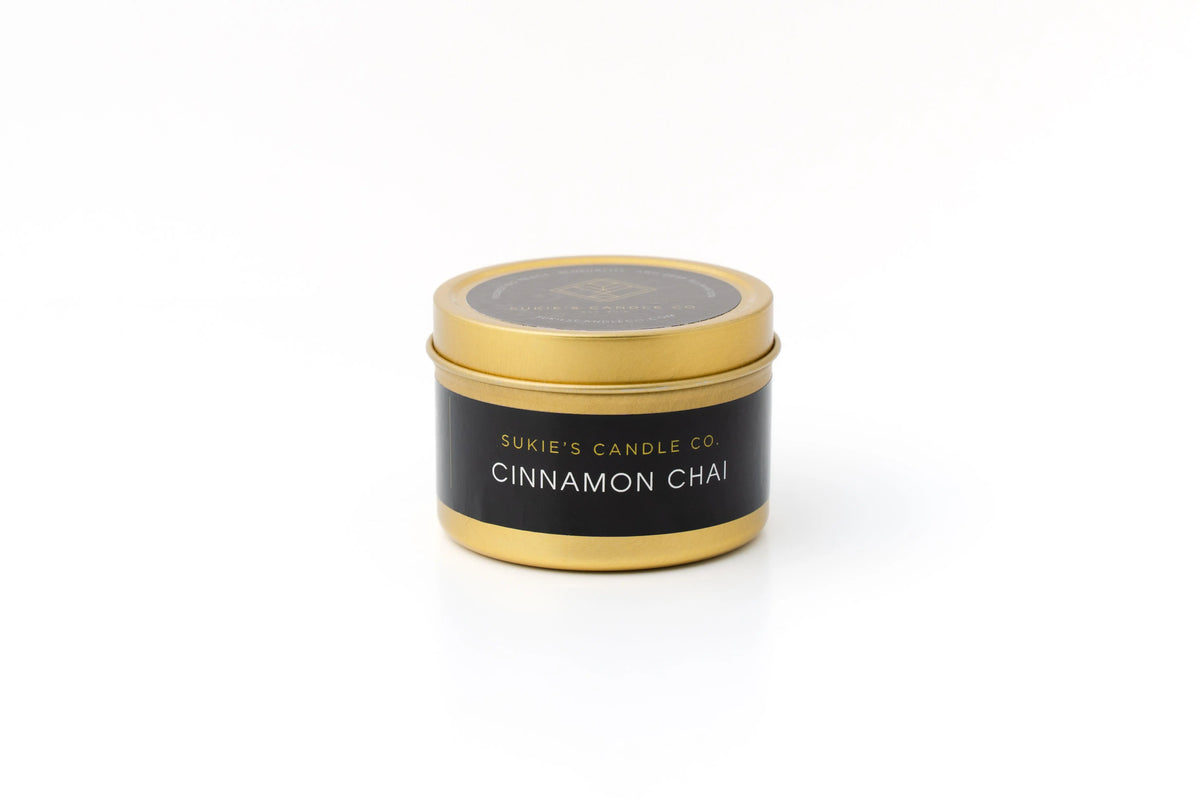 Cinnamon Chai 100% Pure Soy Travel Size Candle Sukie's Candle Co.