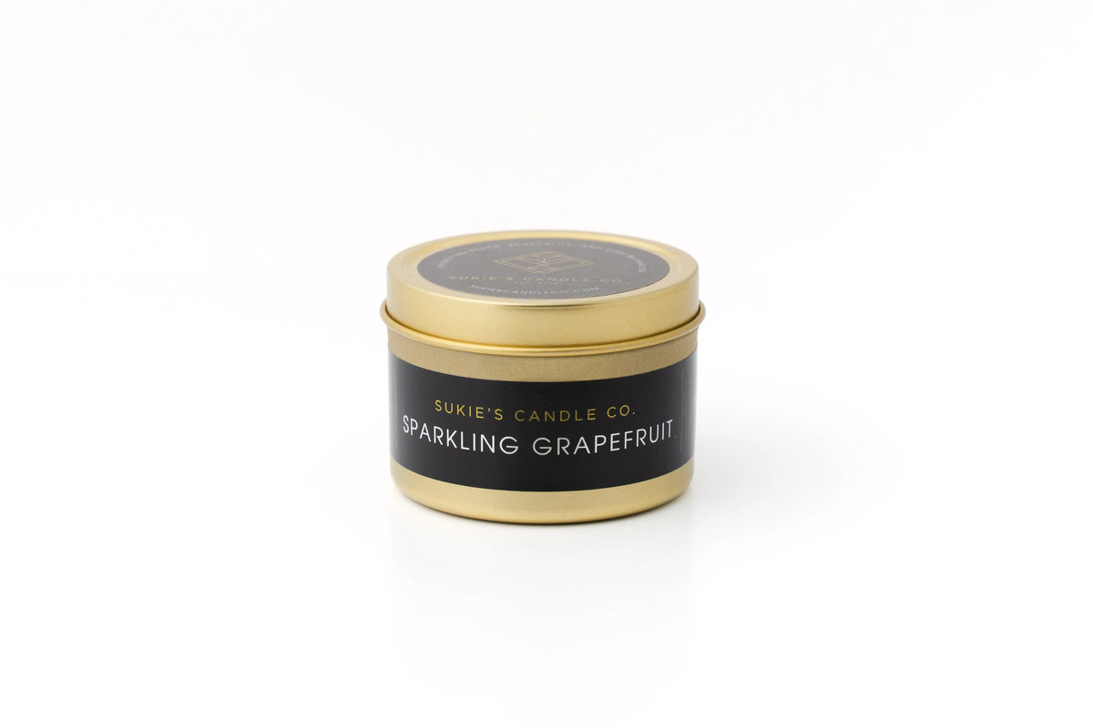 Sparkling Pomelo 100% Pure Soy Travel Size Candle Sukie's Candle Co.