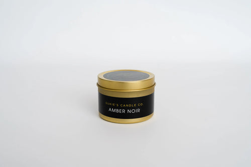 Amber Noir 100% Pure Soy Travel Size Candle Sukie's Candle Co.