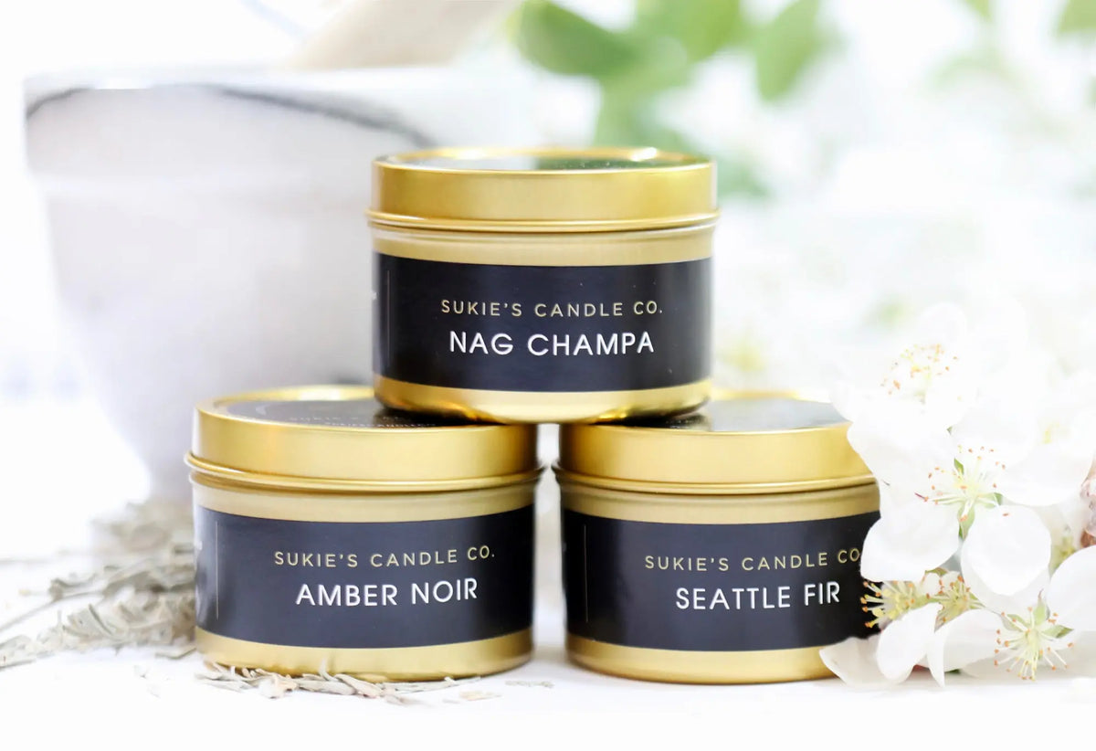 Seattle Fir 100% Pure Soy Travel Size Candle Sukie's Candle Co.